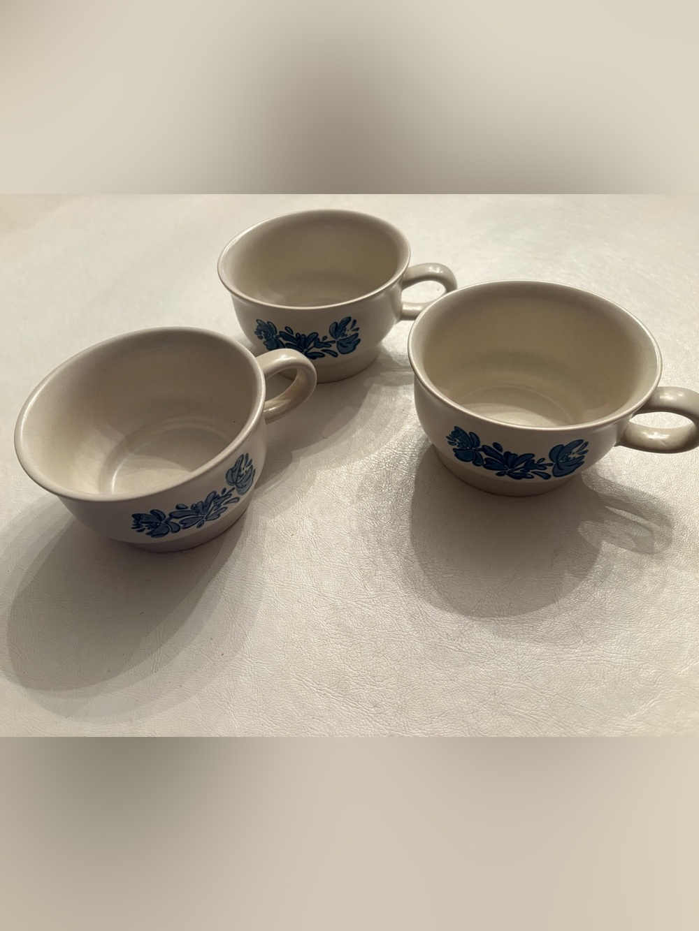 Set of 3 Pfaltzgraff Yorktown coffee cups